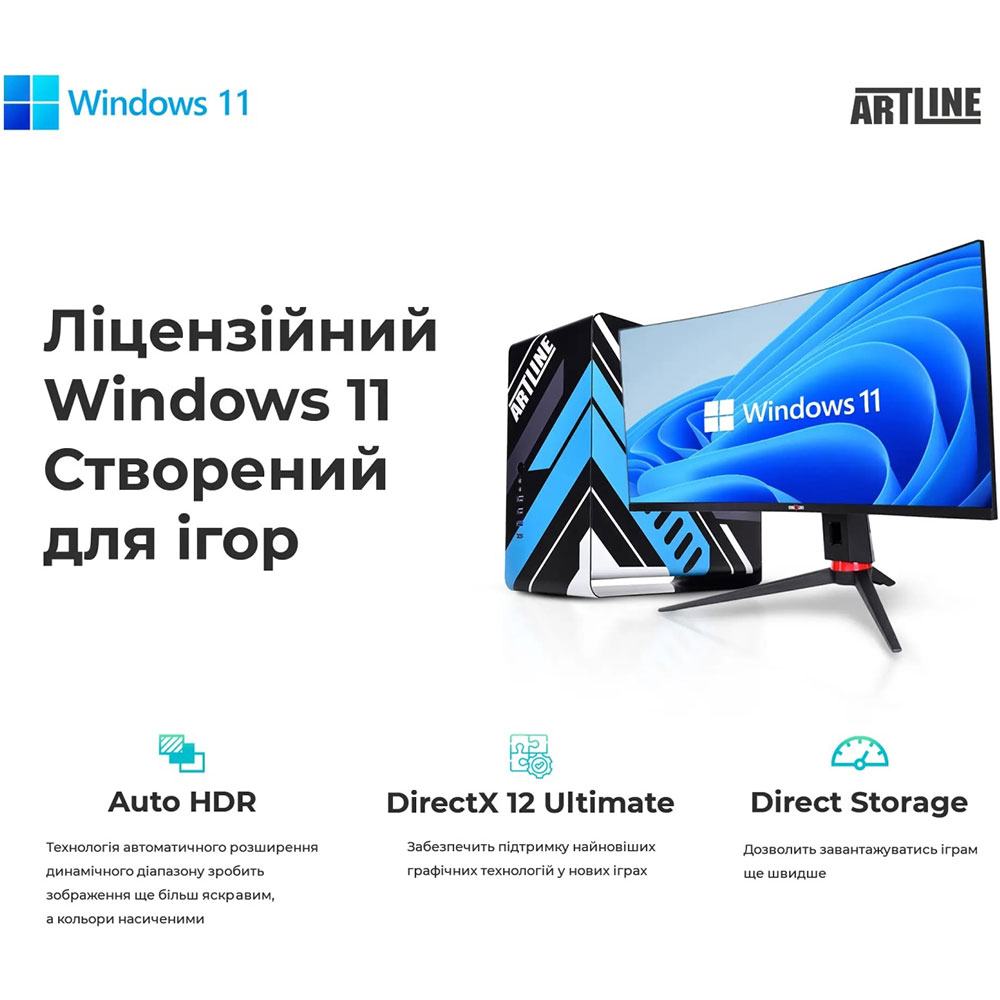 Зовнішній вигляд Комп'ютер ARTLINE Gaming GT301 Windows 11 Home (GT301v46Win)