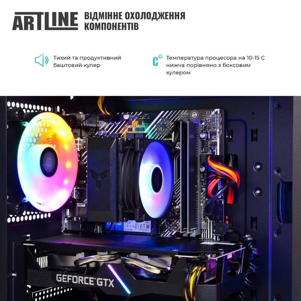 Зображення Комп'ютер ARTLINE Gaming X47 Windows 11 Home (X47v72Win)