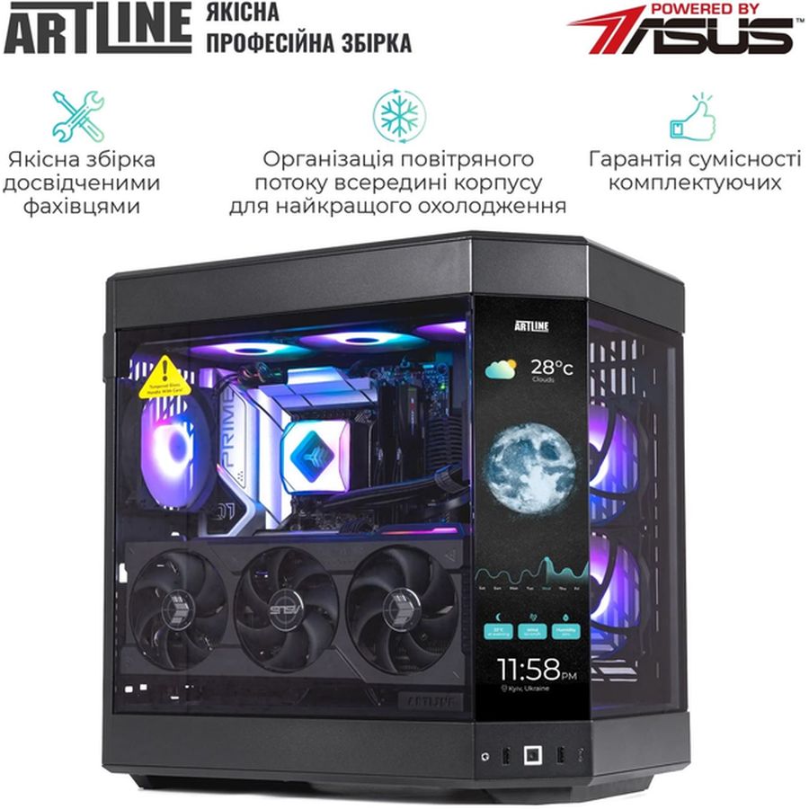 Изображение Компьютер ARTLINE Gaming Y60 Black (Y60v52Win)