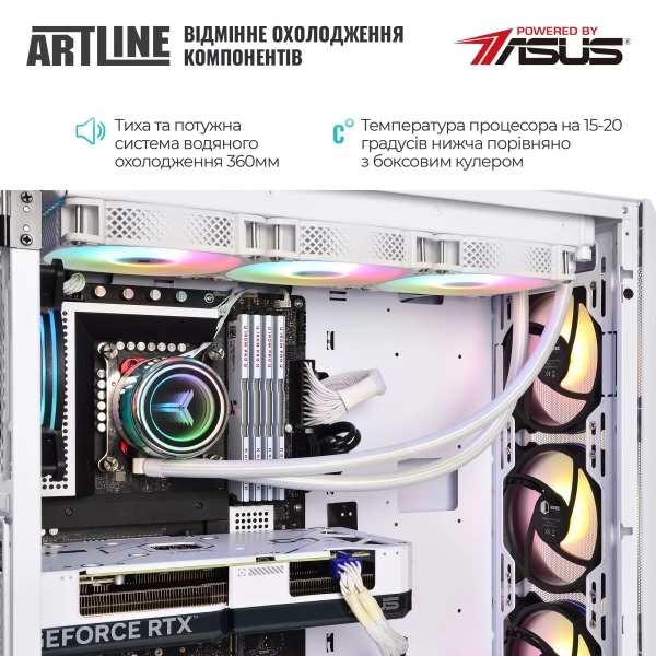 В Україні Комп'ютер ARTLINE Gaming X86WHITE (X86WHITEv23)