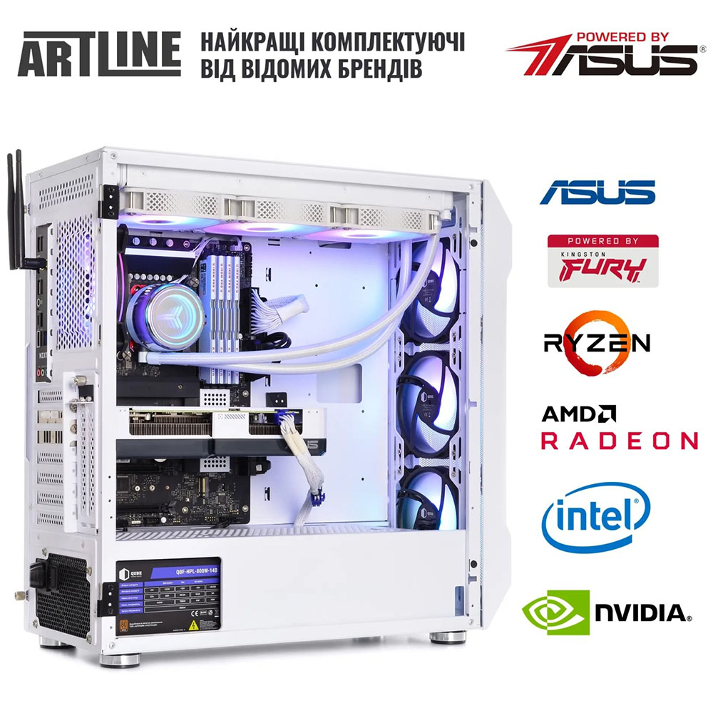 Фото Компьютер ARTLINE Gaming X96WHITE (X96WHITEv91)