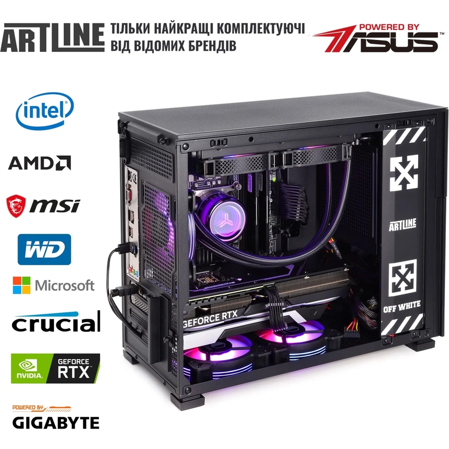 Комп'ютер ARTLINE Gaming D31 Windows 11 Home Black (D31v70Win) Версія Windows Home