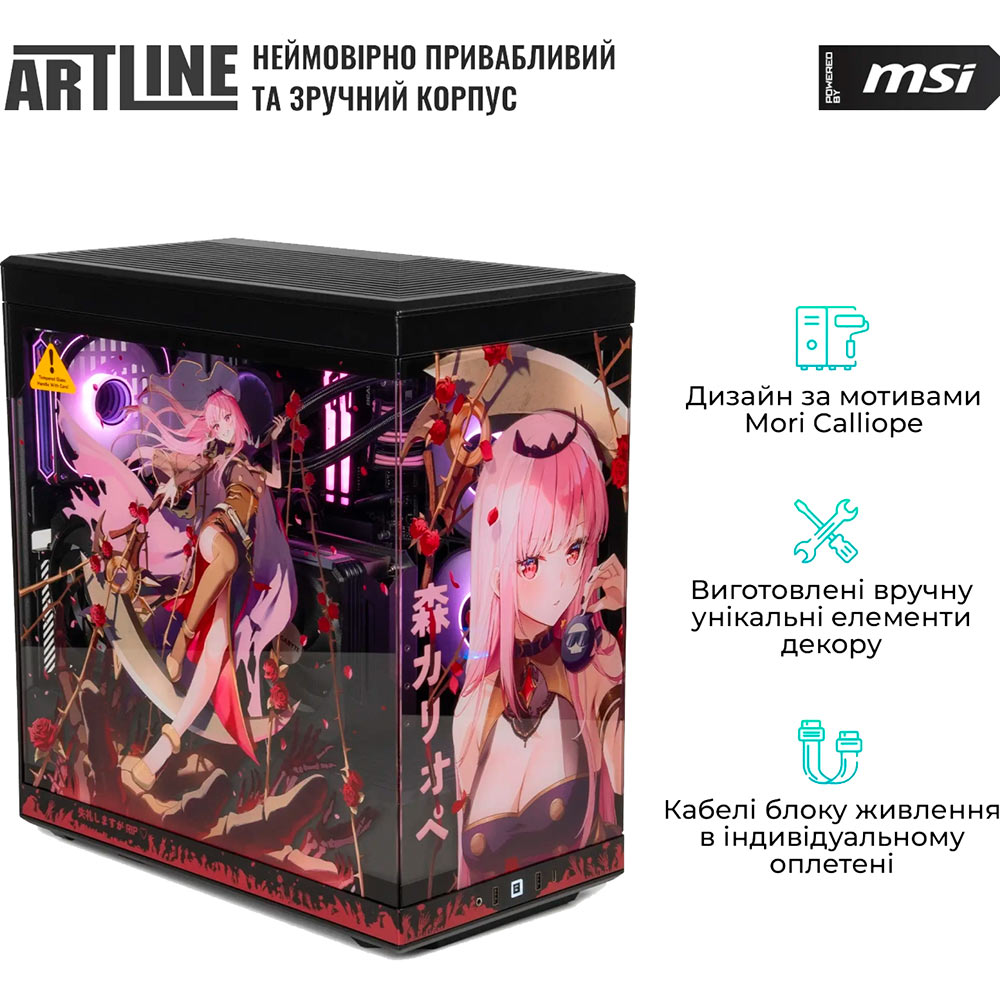 Зовнішній вигляд Комп'ютер ARTLINE Mori Calliope Windows 11 Home (Y40v04Win)