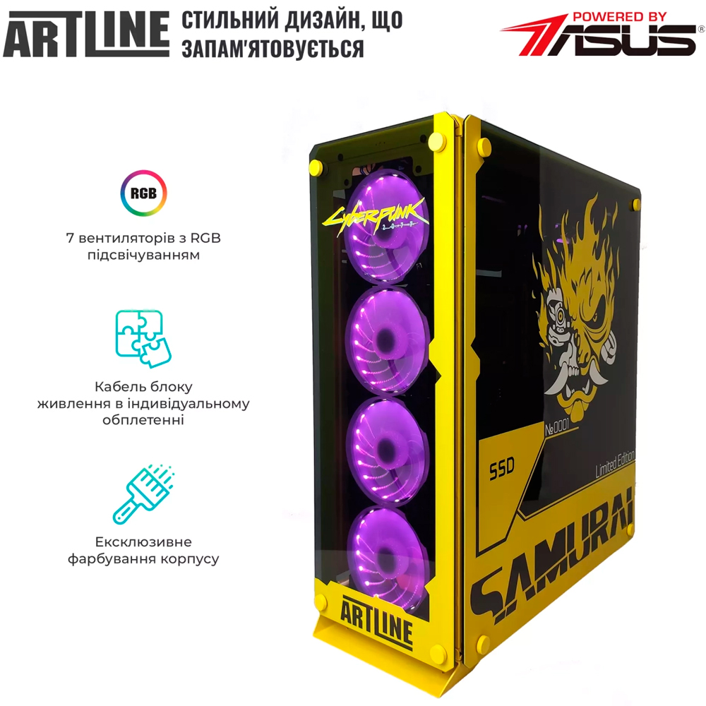 Компьютер ARTLINE Samurai SAMURAI (SAMURAIv109) Серия процессора AMD Ryzen 7