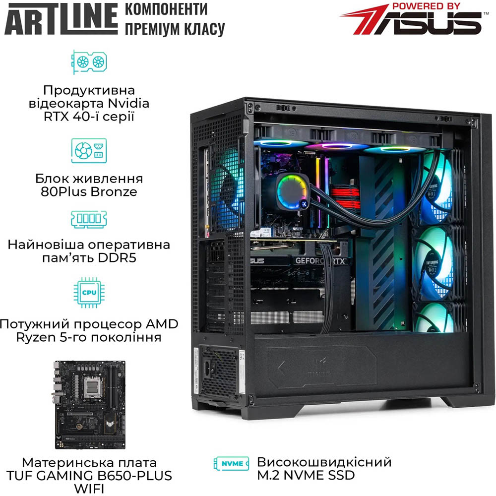 В интернет магазине Компьютер ARTLINE Overlord GT302 Black (GT302v05)