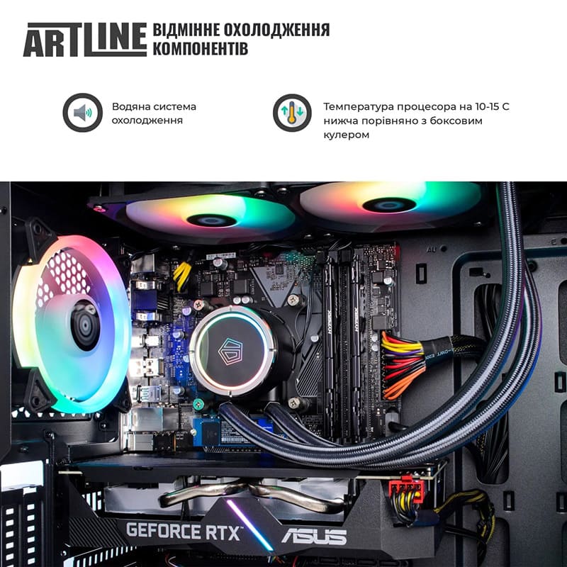 Компьютер ARTLINE Gaming X96 Windows 11 Home (X96v102Win) Класс геймерский