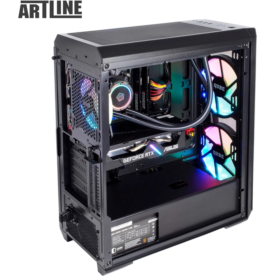 Фото Компьютер ARTLINE Gaming X96 Windows 11 Home Black (X96v100Win)