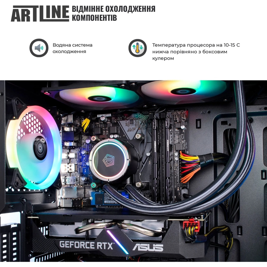 В интернет магазине Компьютер ARTLINE Gaming X96 Windows 11 Home Black (X96v100Win)