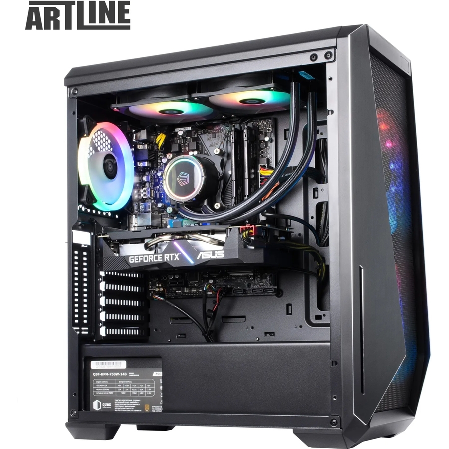 Внешний вид Компьютер ARTLINE Gaming X96 Windows 11 Home Black (X96v100Win)