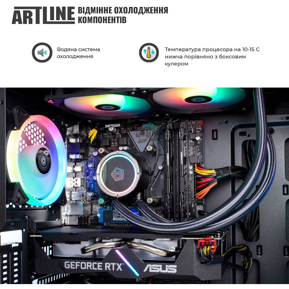 Комп'ютер ARTLINE Gaming X96 Black (X96v104) Серія процесора AMD Ryzen 7