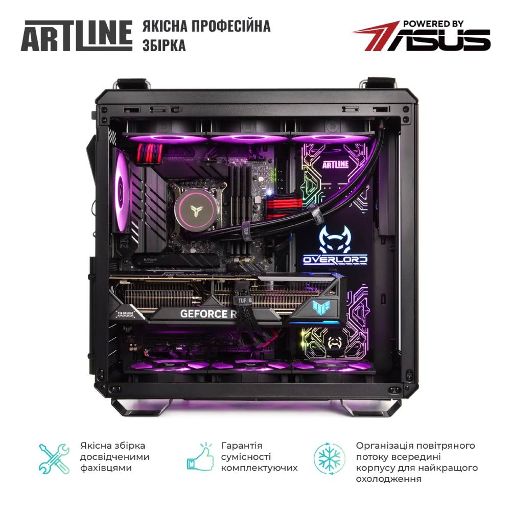 Замовити Комп'ютер ARTLINE Overlord GT502 Windows 11 Home Black (GT502v101Win)