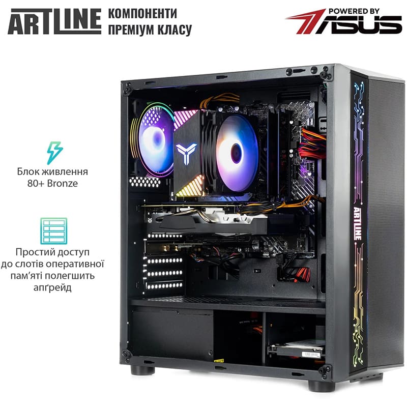 Комп'ютер ARTLINE Gaming X66 (X66v39) Модель процесора 9700X