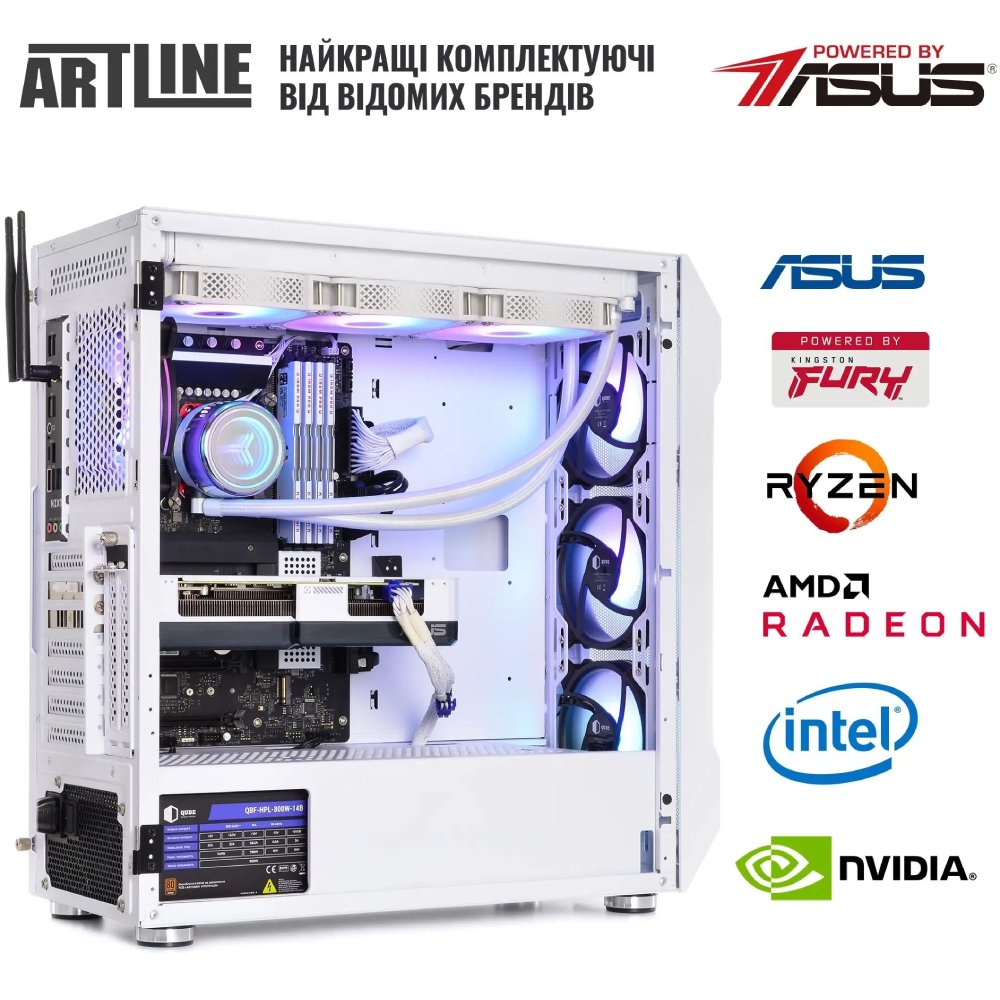 В интернет магазине Компьютер ARTLINE Gaming X76WHITE (X76WHITEv04)