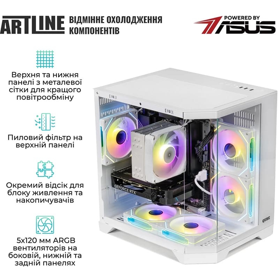 Комп'ютер ARTLINE Gaming X49WHITE (X49WHITEv42) Клас геймерський