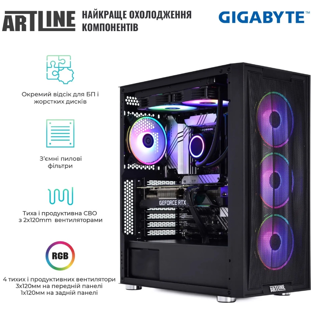 Комп'ютер ARTLINE Gaming X85 (X85v56Win) Серія процесора AMD Ryzen 7
