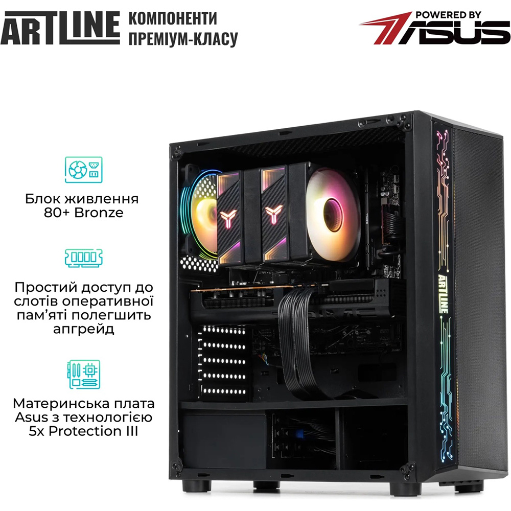 Компьютер ARTLINE Gaming X69 Windows 11 Home (X69v37Win) Чипсет AMD B650