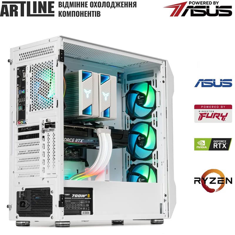 Фото Компьютер ARTLINE Gaming X69WHITE Windows 11 Home (X69WHITEv36Win)