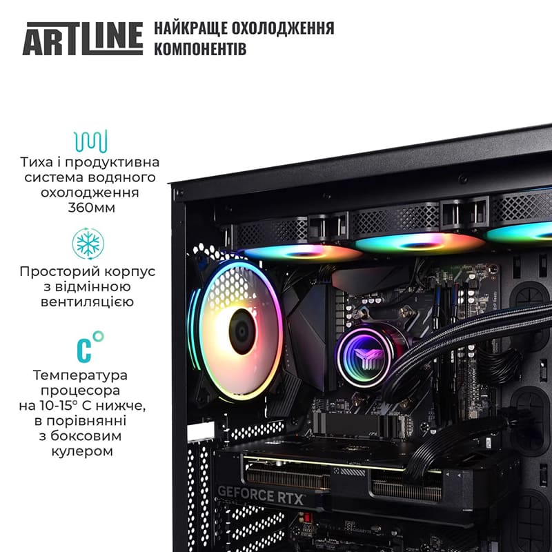 Внешний вид Компьютер ARTLINE Gaming X98 Windows 11 Home (X98v87Win)