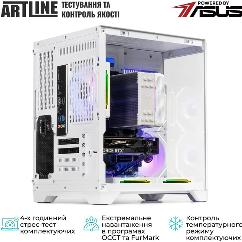 Комп'ютер ARTLINE Gaming X69WHITE Windows 11 Home (X69WHITEv46Win) Чіпсет AMD B550