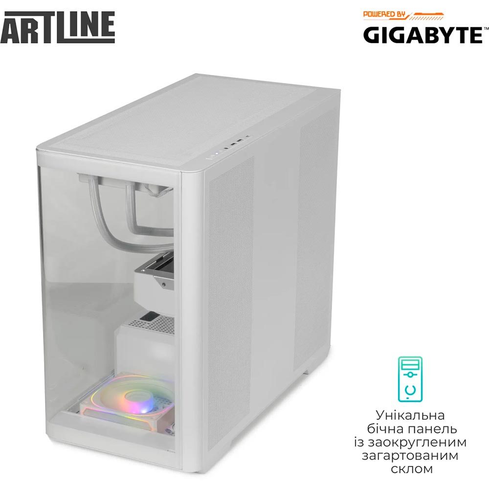 Зовнішній вигляд Комп'ютер ARTLINE Gaming TANKWHITE (TANKWHITEv158)