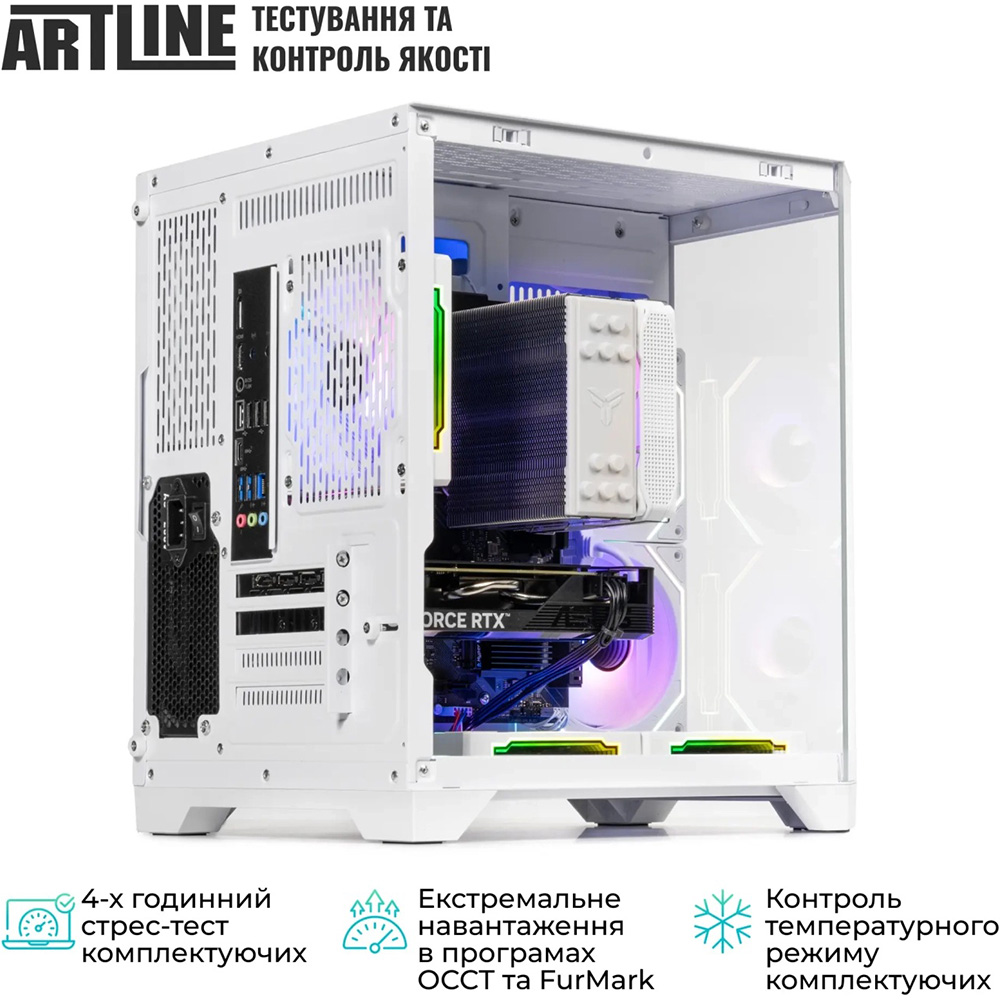 Огляд Комп'ютер ARTLINE Gaming X85WHITE Windows 11 Home (X85WHITEv58Win)