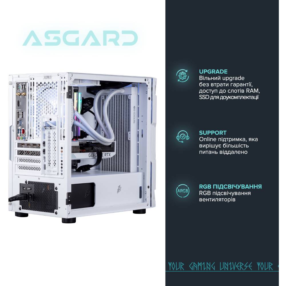 Компьютер ASGARD Garm White (A87F.32.S20.56T.16.5966) Серия процессора AMD Ryzen 7