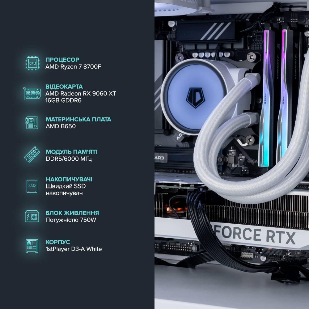 Изображение Компьютер ASGARD Garm White (A87F.32.S20.96XT.16.5956)