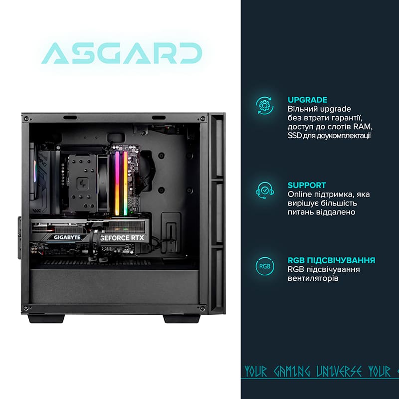 Зображення Комп'ютер ASGARD Muninn A84F.32.S10.56T8.10075