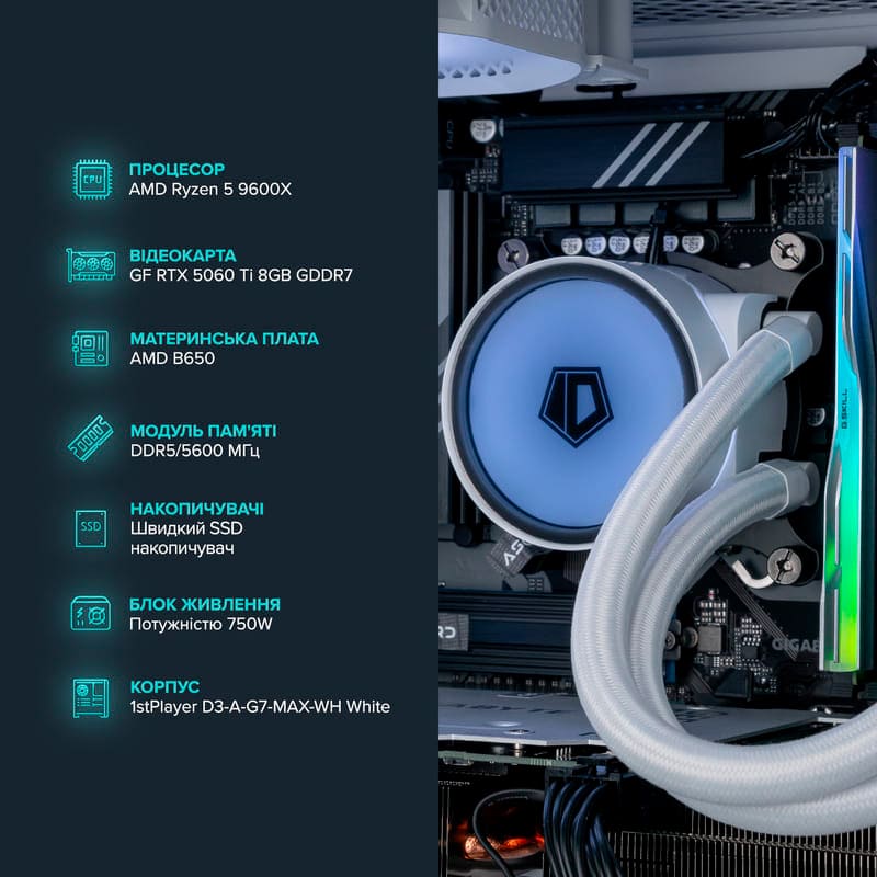 Компьютер ASGARD Garm A96X.64.S20.56T8.10239 Чипсет AMD B650