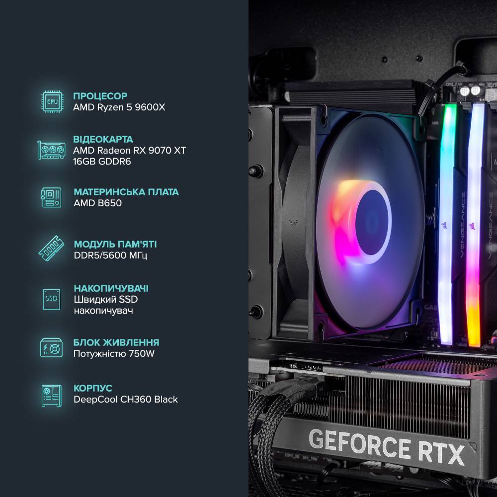 Комп'ютер ASGARD Muninn (A96X.64.S20.97XT.10161) Клас геймерський