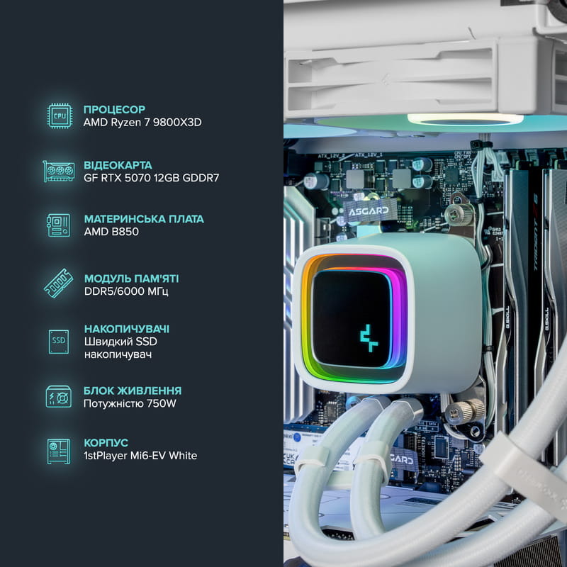 Компьютер ASGARD Ran (A98X3D.64.S10.57.5777) Класс геймерский