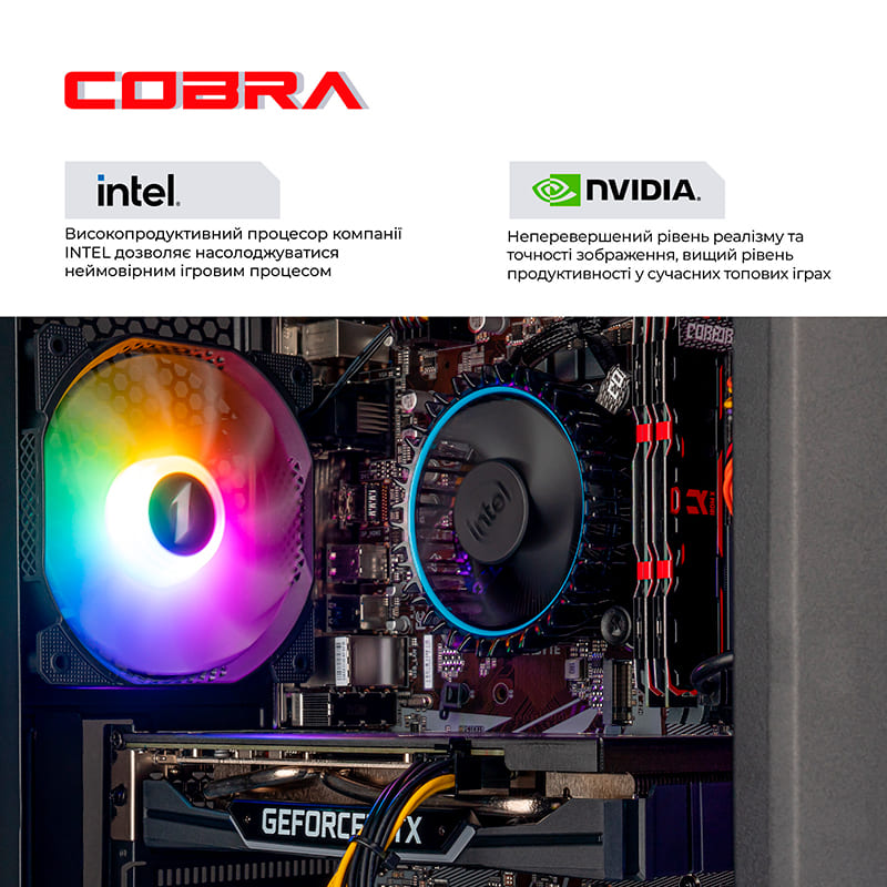 Внешний вид Компьютер COBRA Advanced (I124F.64.S5.96XT.25256)