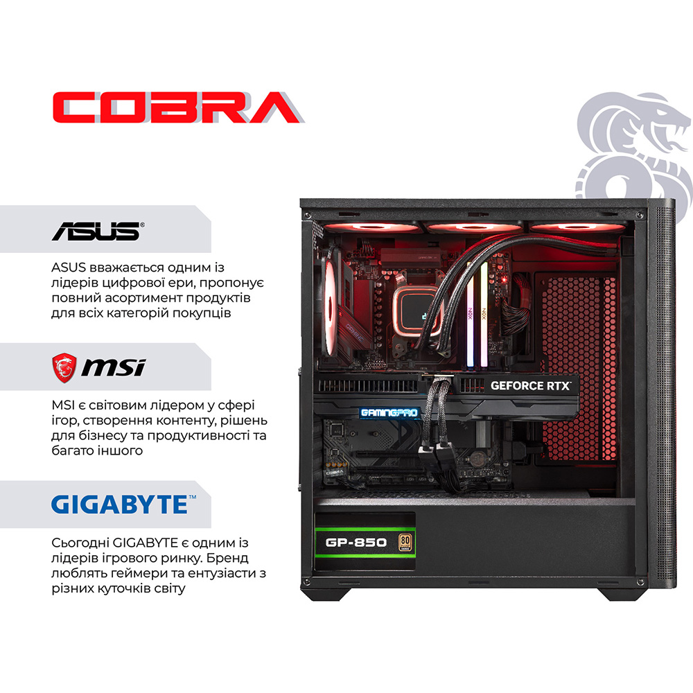 Замовити Комп'ютер COBRA Gaming (I265KF.32.S2.56.25647W)