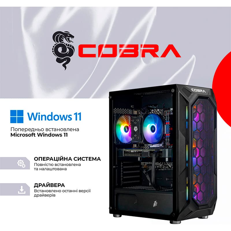Заказать Компьютер COBRA Advanced (A55.16.H2S2.96XT.22466W)