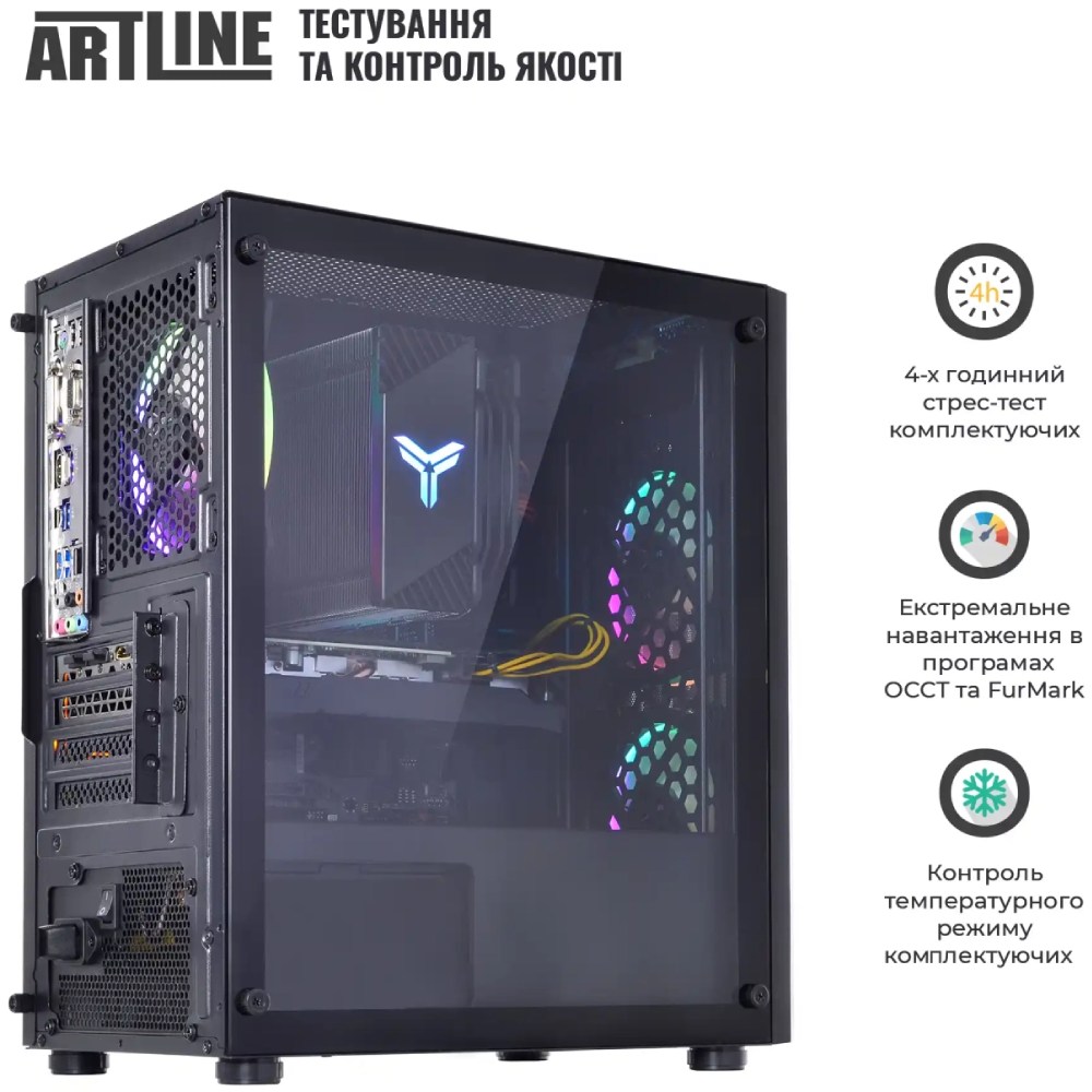 Зображення Комп'ютер ARTLINE Gaming X43 Windows 11 Home (X43v74Win)