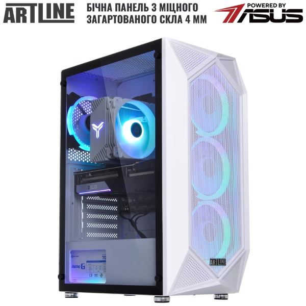 Компьютер ARTLINE Gaming X49WHITE Windows 11 Home (X49WHITEv69Win) Класс геймерский