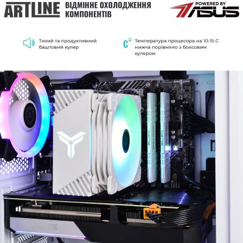 Изображение Компьютер ARTLINE Gaming X49WHITE Windows 11 Home (X49WHITEv73Win)