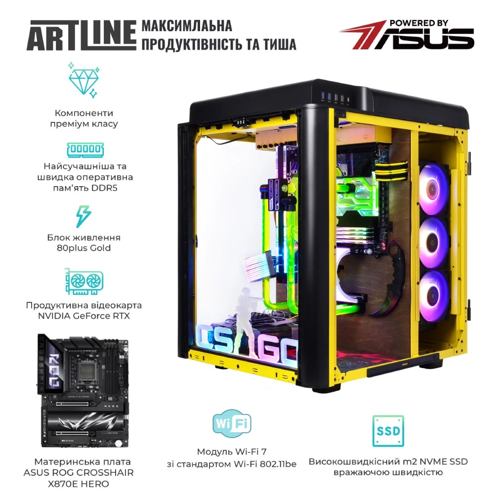 Огляд Комп'ютер ARTLINE Overlord BOMB Windows 11 Pro (BOMBv05Win)