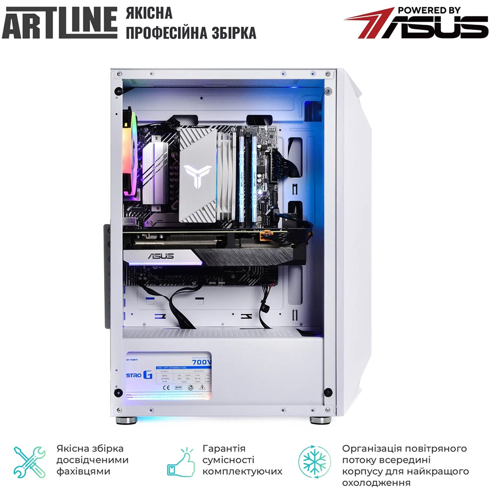 Фото Комп'ютер ARTLINE Gaming X46WHITE Windows 11 Home (X46WHITEv43Win)