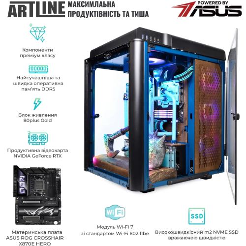 Компьютер ARTLINE Overlord VALHALLA Windows 11 Pro (VALHALLAv23Win) Чипсет AMD X870E