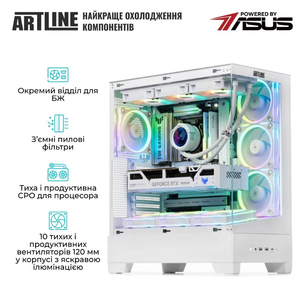 Компьютер ARTLINE Overlord BTF Windows 11 Pro (BTFv06win) Класс геймерский