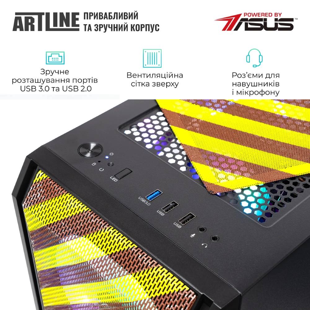 Комп'ютер ARTLINE Gaming GBS (GBSv30AN) Серія процесора AMD Ryzen 5