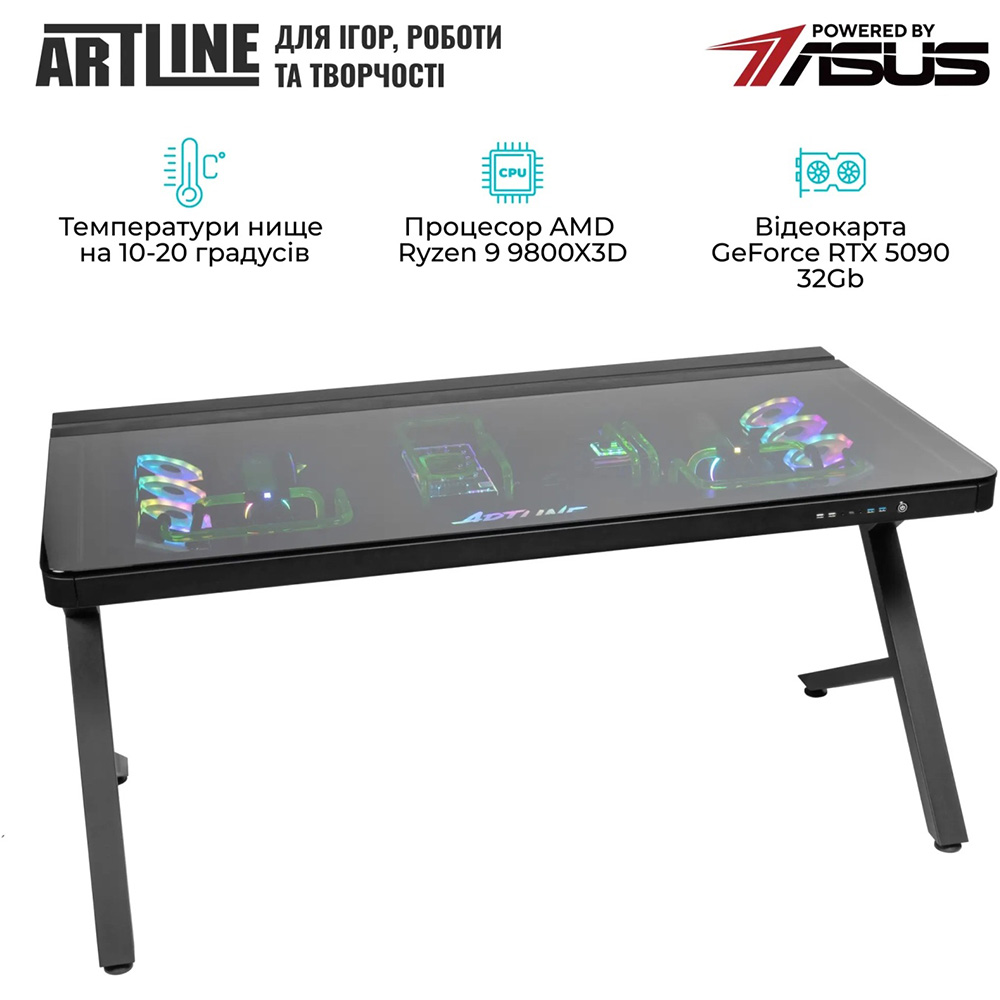 В інтернет магазині Комп'ютер ARTLINE Overlord DESKPro Windows 11 Pro (DESKProv09Win)