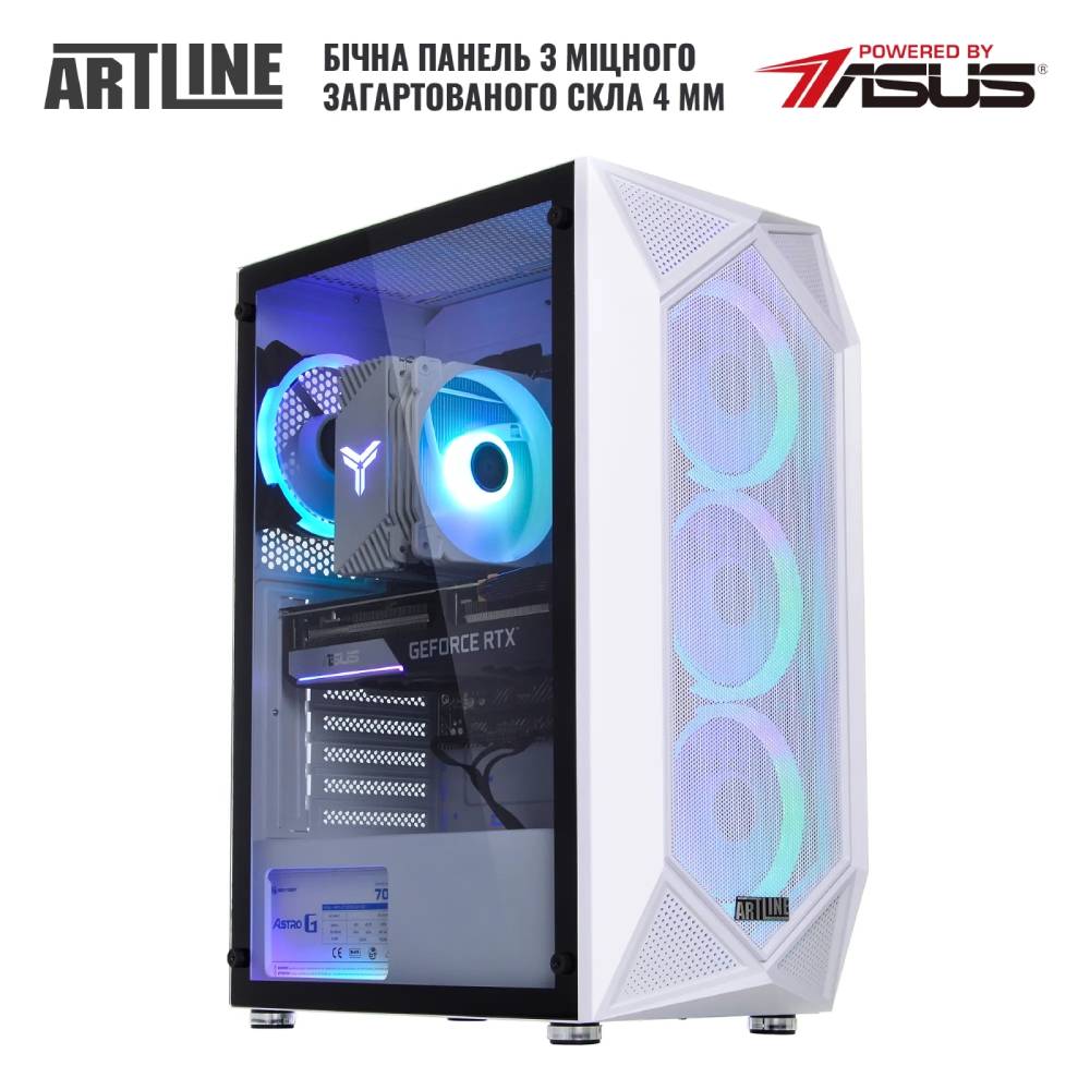 Зовнішній вигляд Комп'ютер ARTLINE Gaming X49WHITE Windows 11 Home (X49WHITEv85Win)