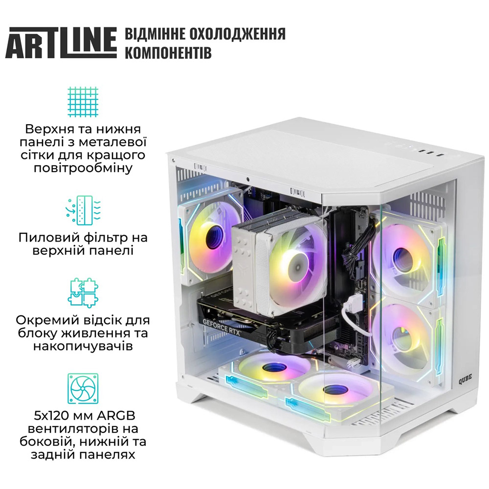 Комп'ютер ARTLINE Gaming X69WHITE (X69WHITEv51) Модель процесора 7600X