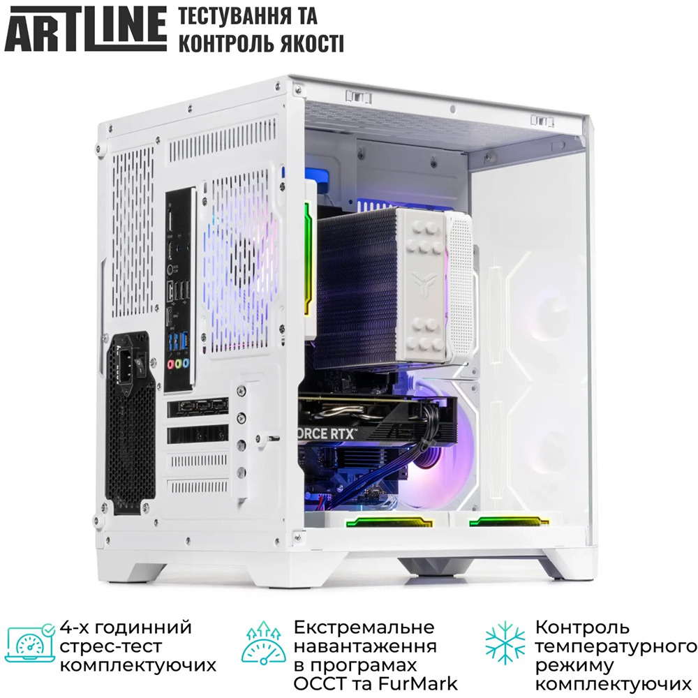 В Украине Компьютер ARTLINE Gaming X63WHITE Windows 11 Home (X63WHITEv40Win)