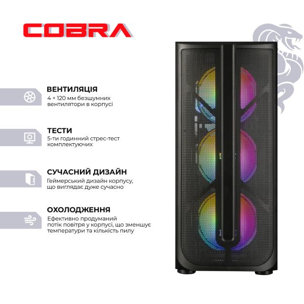 Компьютер COBRA Advanced (I134F.32.S5.35.23662) Модель процессора 13400F
