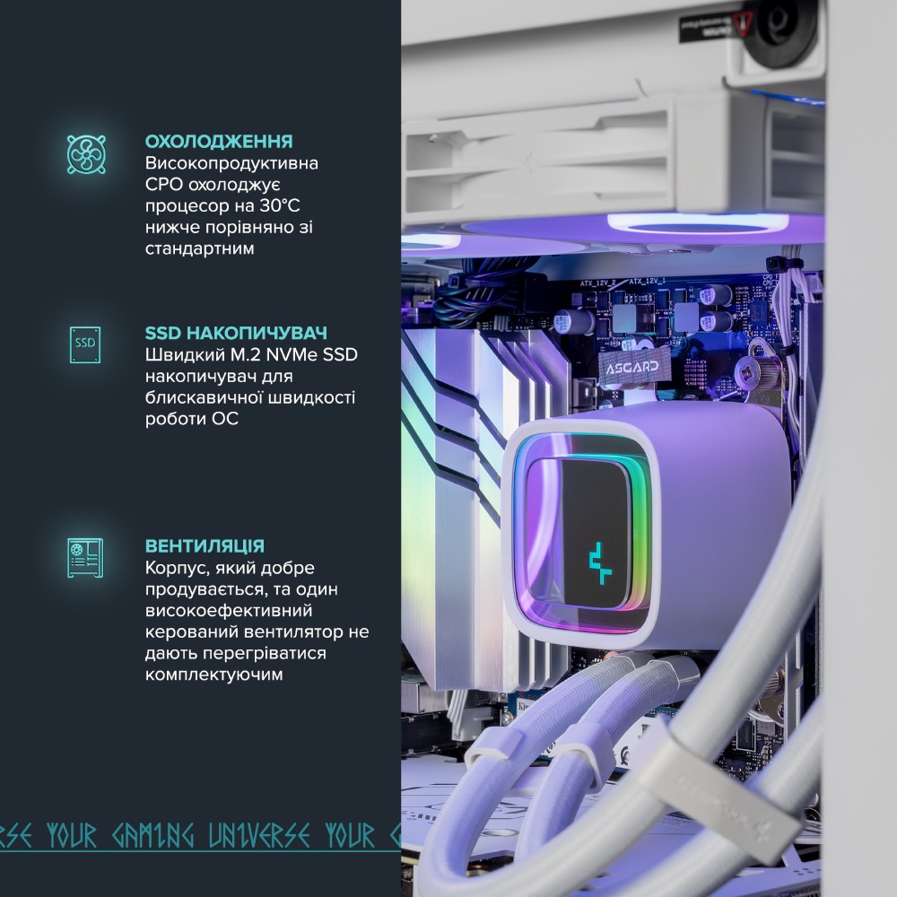 Зовнішній вигляд Комп'ютер ASGARD Ran A96X.64.S15.57T.5514