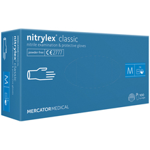 Рукавички MERCATOR MEDICAL Nitrylex Classic M фіолетовий 100 шт (3.1015)