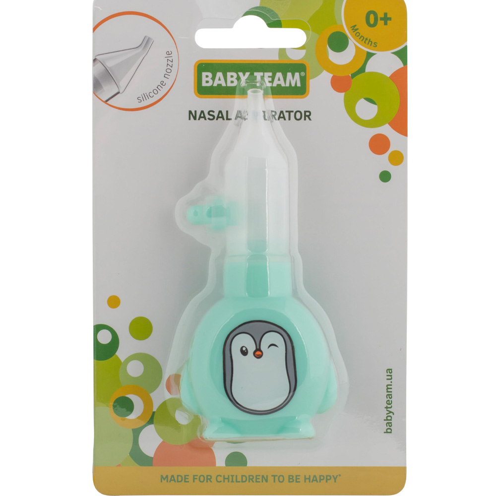 Аспиратор назальный BABY TEAM 7004 0+ Turquoise Тип аспиратор 